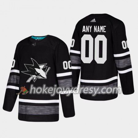 Pánské Hokejový Dres San Jose Sharks Personalizované Černá 2019 NHL All-Star Adidas Authentic